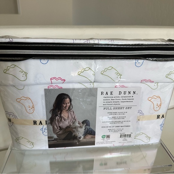 Rae Dunn Halloween Ghost Sheet Set FULL Size – Pastel NWT - Picture 3 of 7